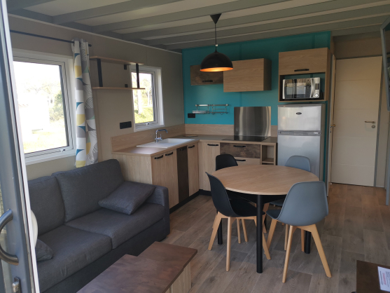 Chalet of Stacaravan 6 personen.