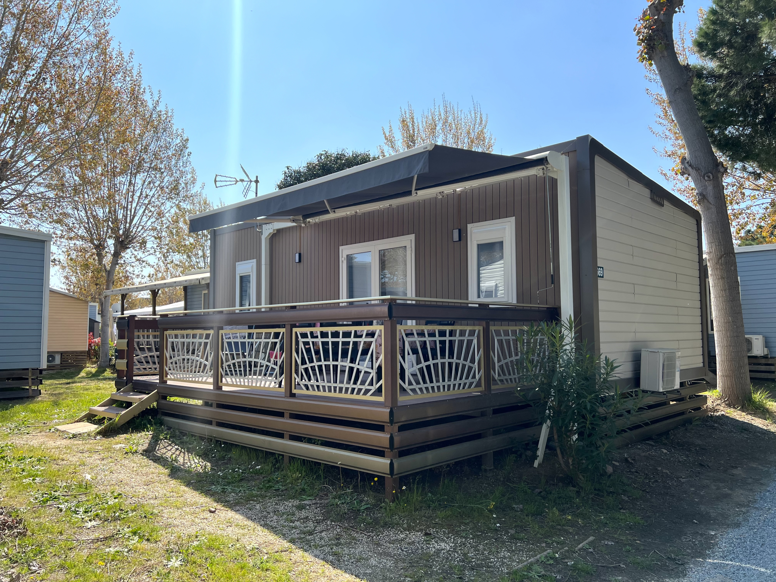 Chalet of Stacaravan 6 personen.