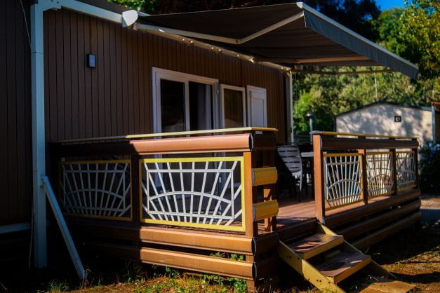 Chalet of Stacaravan 6 personen.