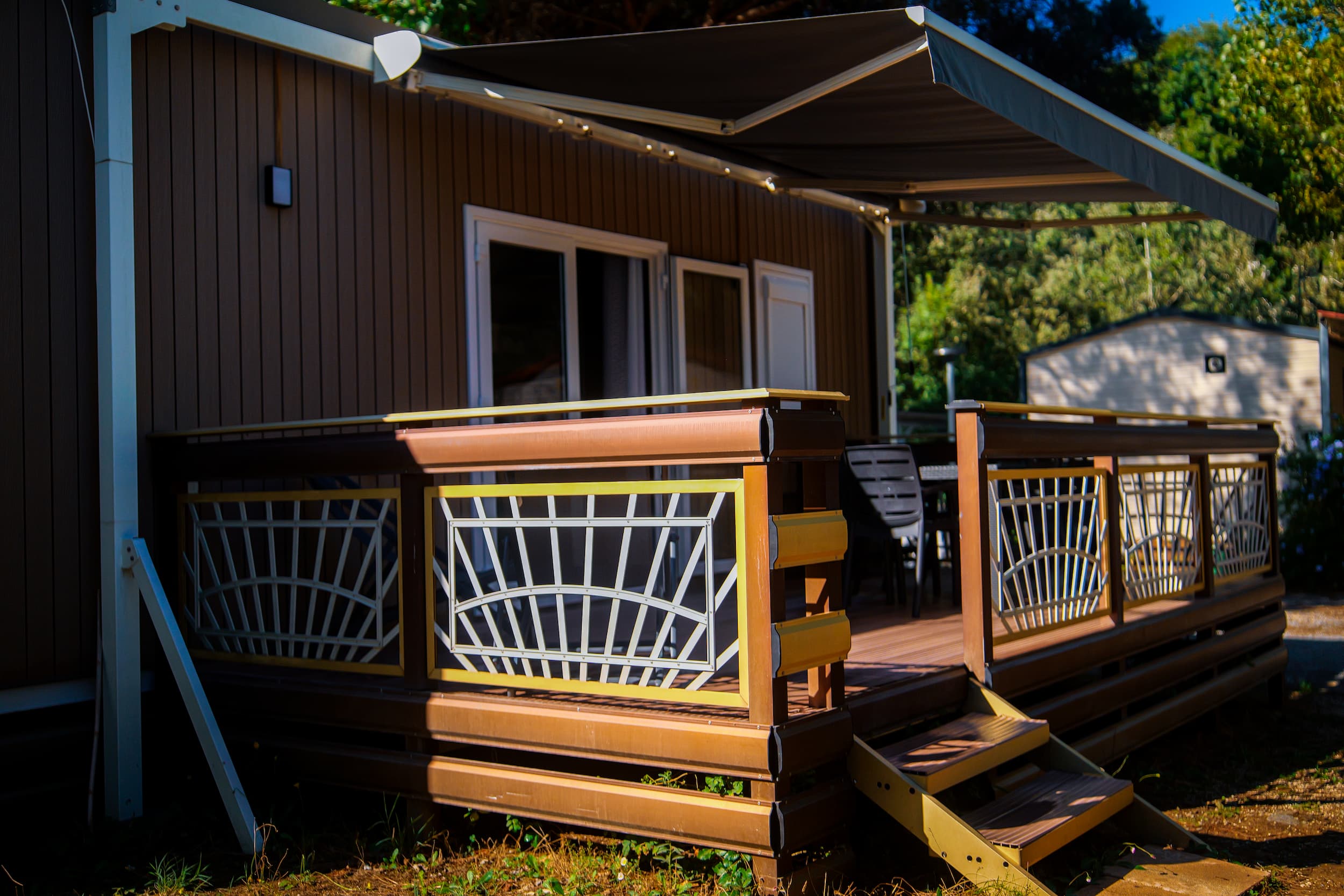 Chalet of Stacaravan 6 personen.