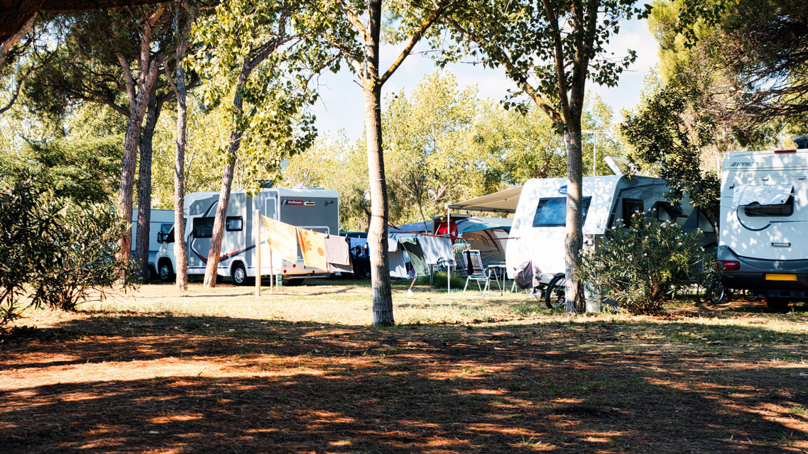 Kampeerplaats Camping Car in Fréjus