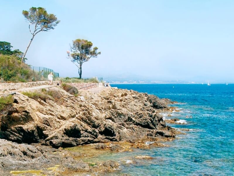 Côte d'Azur baai afbeelding