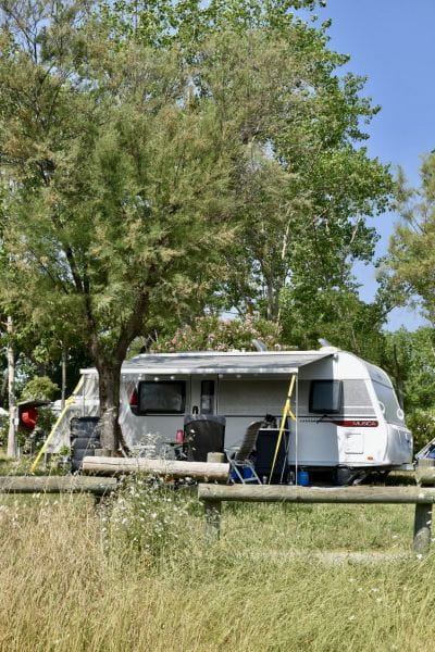 caravan au camping st aygulf plage