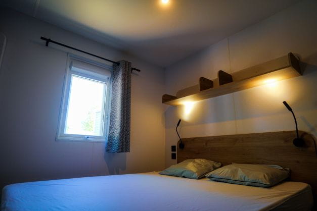 Stacaravan voor 6 personen.