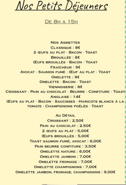 Het restaurant van de camping opent zijn deuren